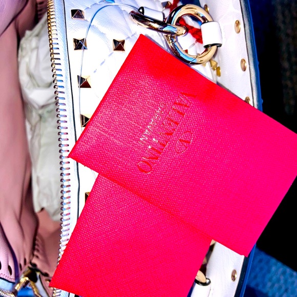 Valentino LOVE Leather Small Studded Backpack main image 4